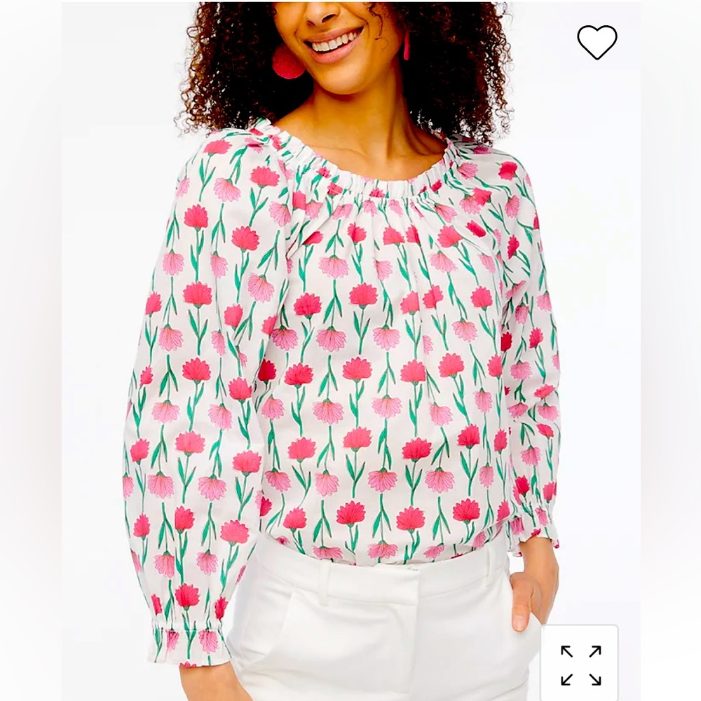 Tie-back Ruffle Sleeve Top
